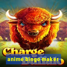 anime bingo maker