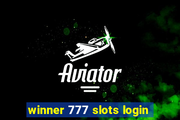 winner 777 slots login