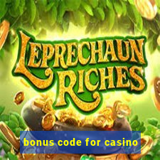 bonus code for casino