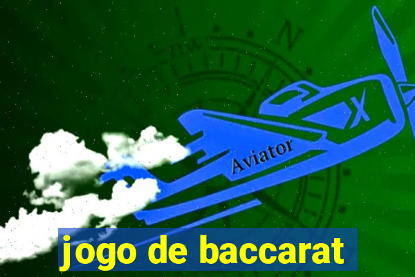 jogo de baccarat