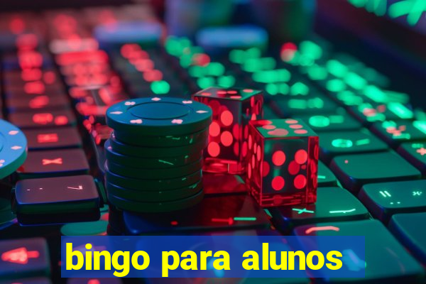 bingo para alunos