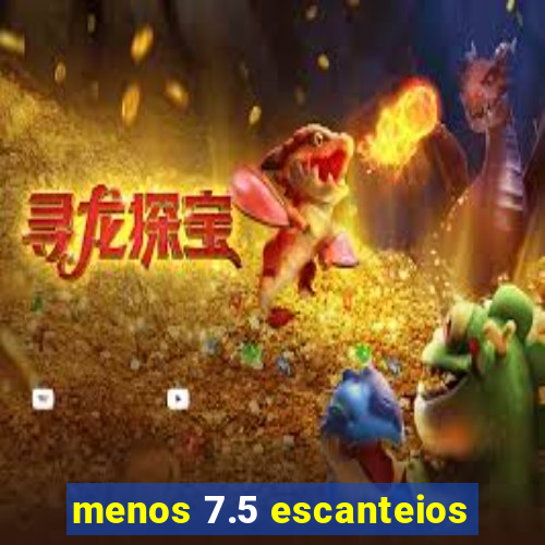 menos 7.5 escanteios