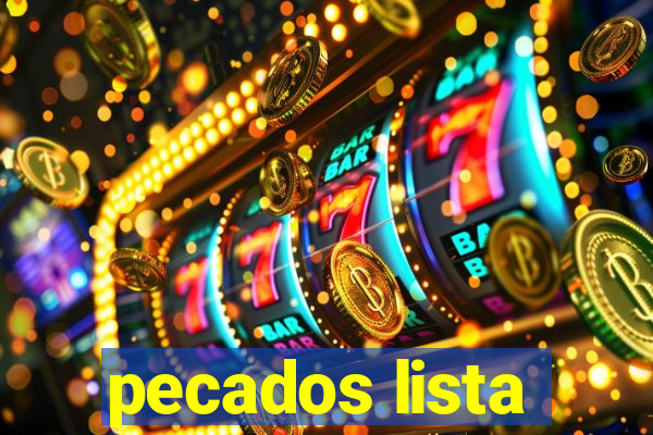 pecados lista