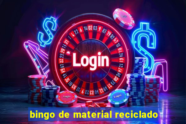 bingo de material reciclado