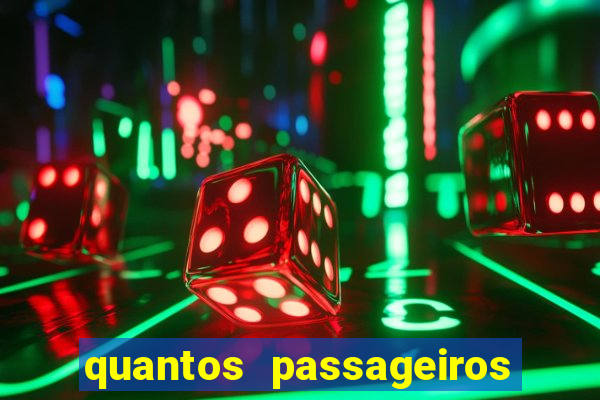 quantos passageiros cabem em um navio de cruzeiro