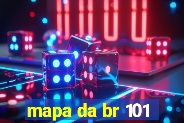 mapa da br 101