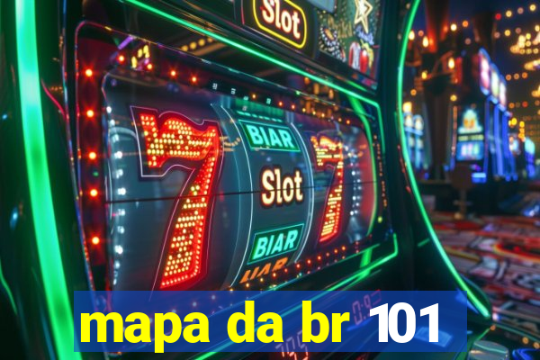 mapa da br 101