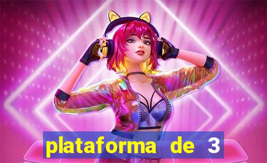 plataforma de 3 reais jogo