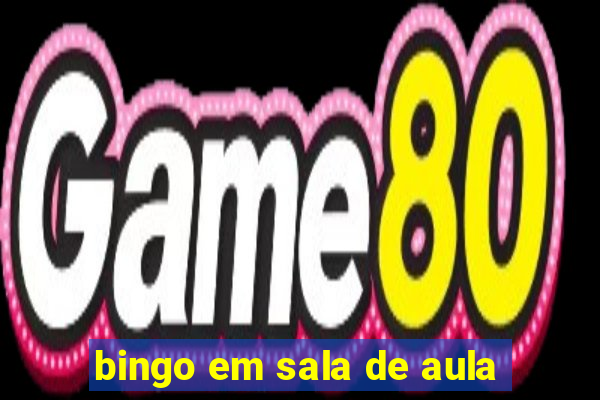 bingo em sala de aula