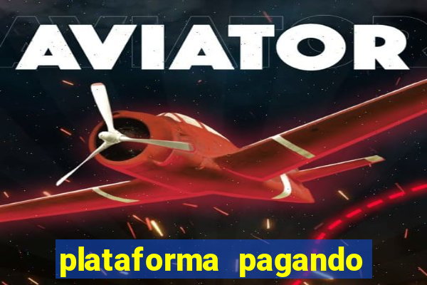 plataforma pagando bonus no cadastro