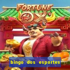 bingo dos esportes para imprimir