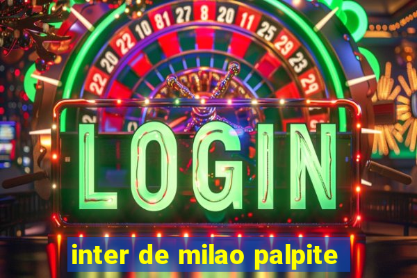 inter de milao palpite