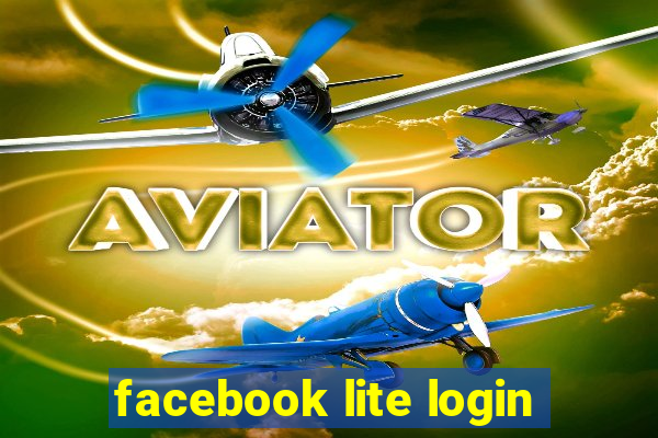 facebook lite login