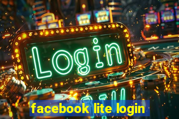 facebook lite login