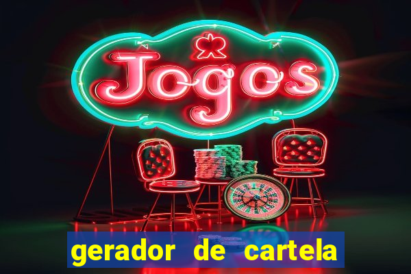 gerador de cartela de bingo