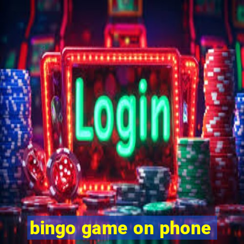 bingo game on phone