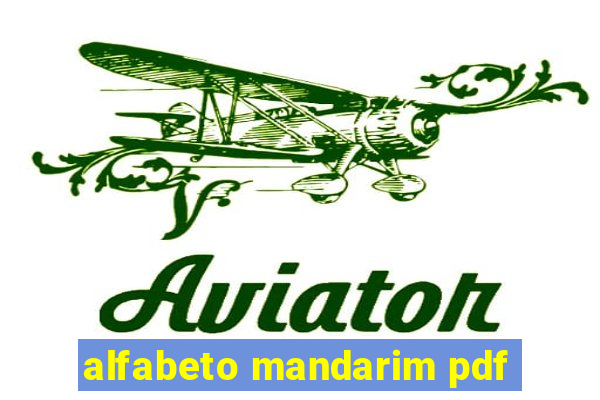 alfabeto mandarim pdf