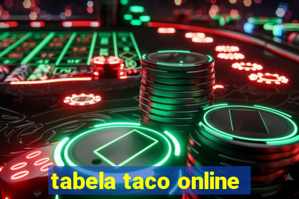 tabela taco online