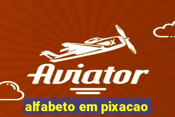 alfabeto em pixacao