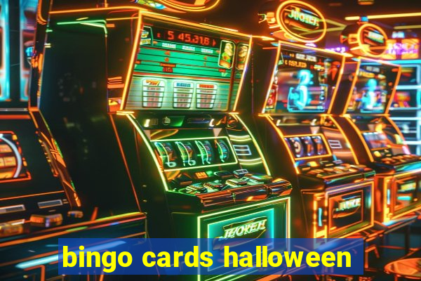 bingo cards halloween