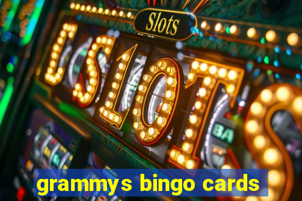 grammys bingo cards