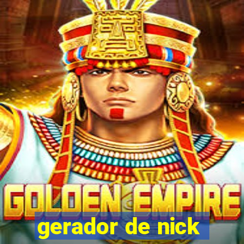 gerador de nick