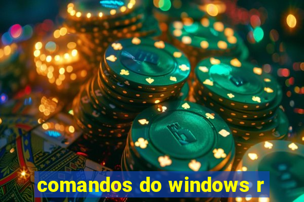 comandos do windows r