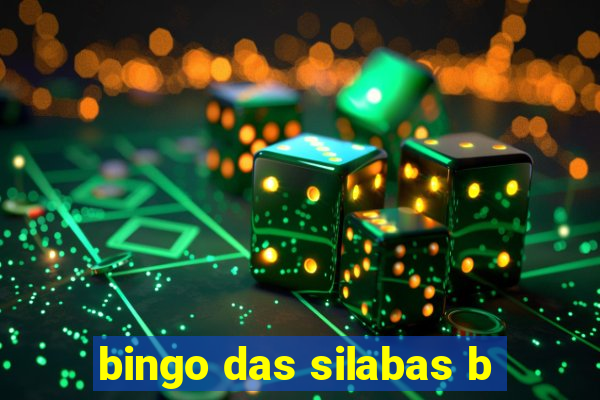 bingo das silabas b