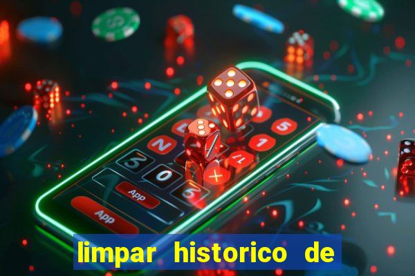 limpar historico de apostas bet365