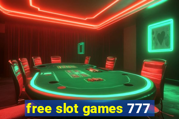 free slot games 777