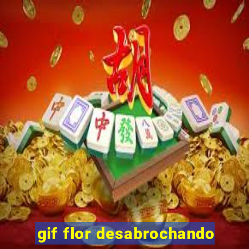 gif flor desabrochando