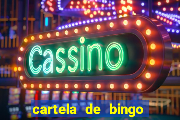 cartela de bingo para cha revela??o