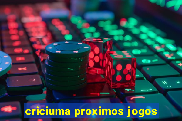 criciuma proximos jogos