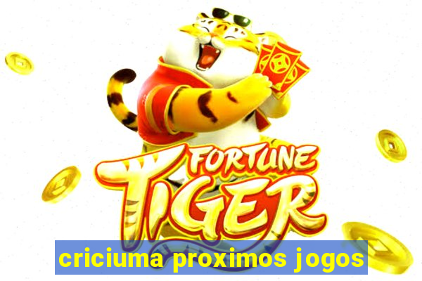 criciuma proximos jogos