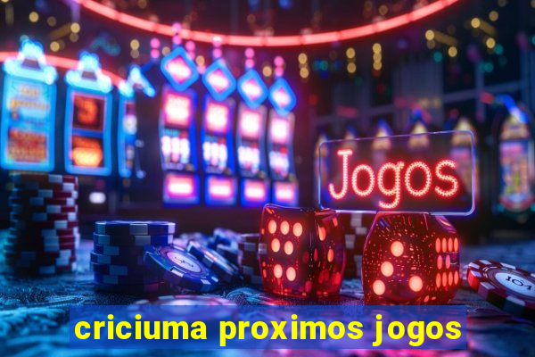 criciuma proximos jogos