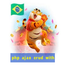 php ajax crud with datatables and bootstrap modals