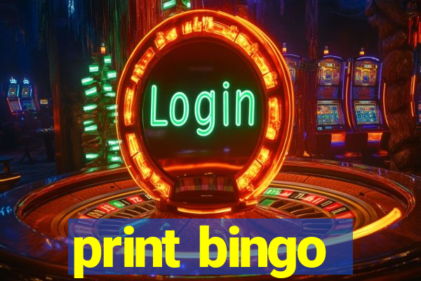 print bingo