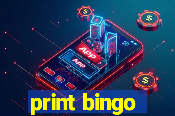 print bingo