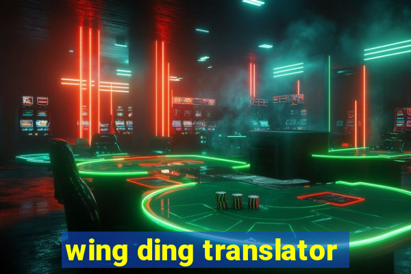 wing ding translator