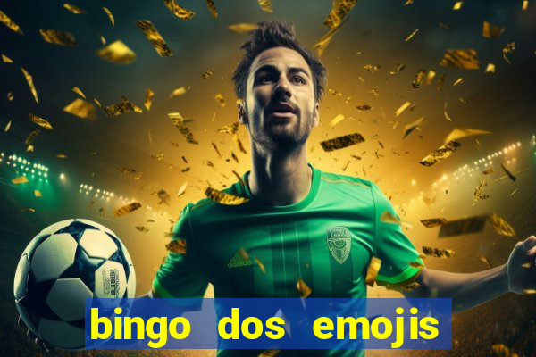 bingo dos emojis para imprimir