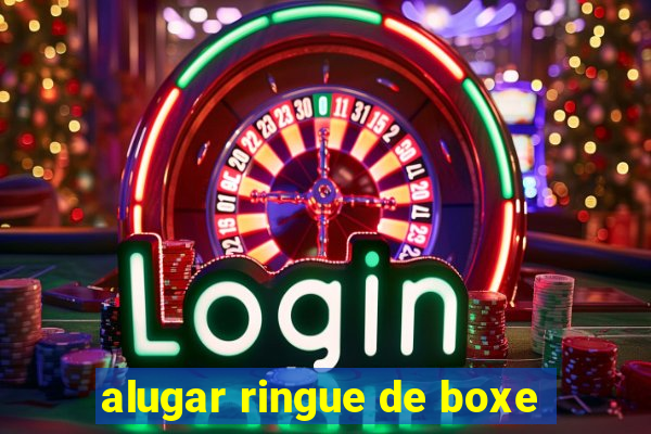 alugar ringue de boxe