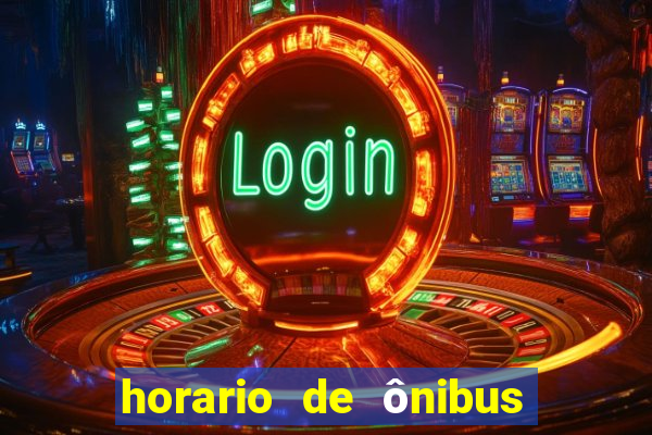 horario de ônibus vila nova