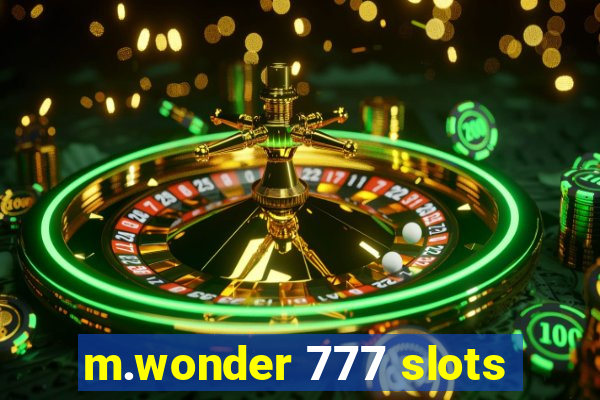 m.wonder 777 slots