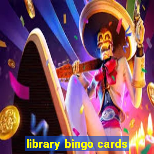 library bingo cards