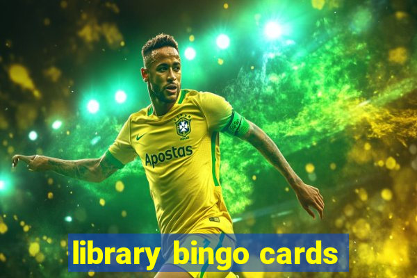 library bingo cards