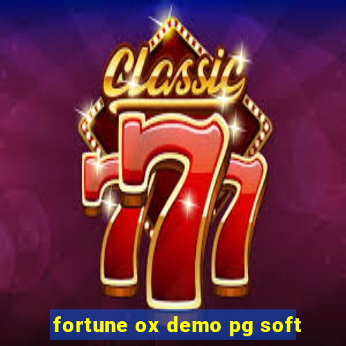 fortune ox demo pg soft