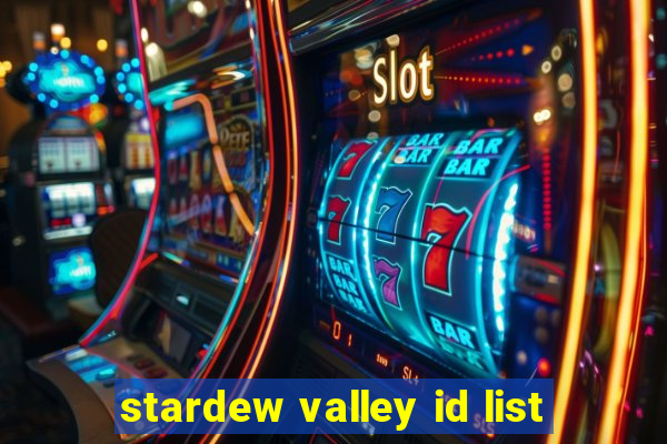 stardew valley id list