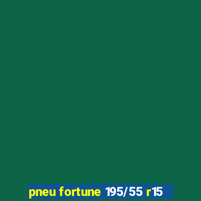 pneu fortune 195/55 r15