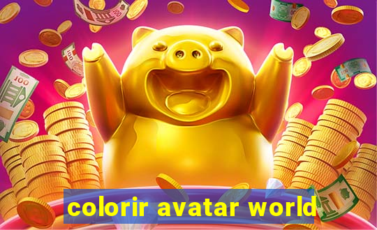 colorir avatar world