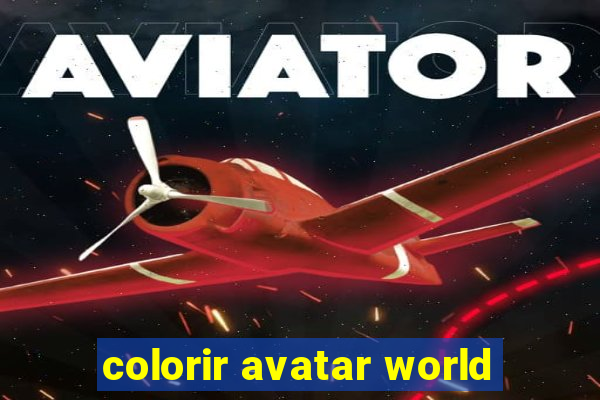 colorir avatar world